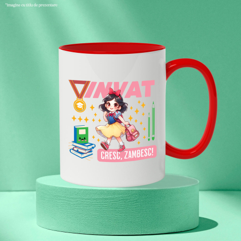 Cana Cu Alba ca Zăpada – Cărți, Zâmbete și Magie, Ceramica, 330ML [3]