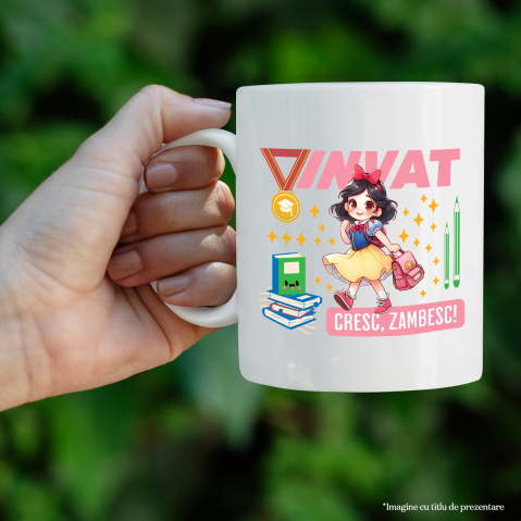 Cana Cu Alba ca Zăpada – Cărți, Zâmbete și Magie, Ceramica, 330ML [1]