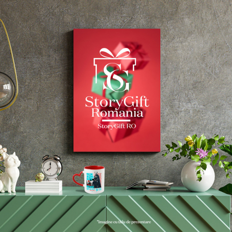 Cana cu Animal In Costum de Batman pe Strazile din New York City, Peronalizata cu Numele si Poza Animalului Tau cu Maner Inima Rosie [7]