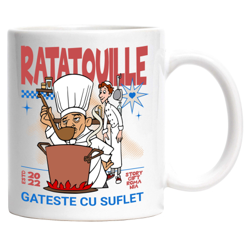 Desene Animate - Cana Cu Auguste si Linguine fac ciorba-Gustul copilariei, Ceramica, 330ML