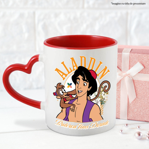 Cana Cu Aventura lui Alladin si Maimuta Nazdravana, Ceramica, 330ML [3]