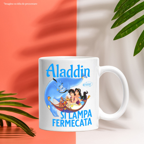 Cana Cu Aventura Magica cu Alladin, Jasmine si Abu, Ceramica, 330ML [3]