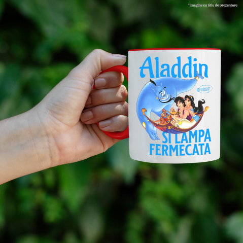 Cana Cu Aventura Magica cu Alladin, Jasmine si Abu, Ceramica, 330ML [1]