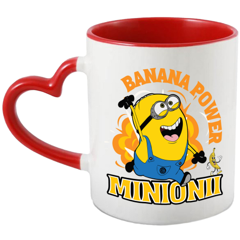 Desene Animate - Cana Cu Aventura Minionilor Pe Terenul Distracției, Ceramica, 330ML