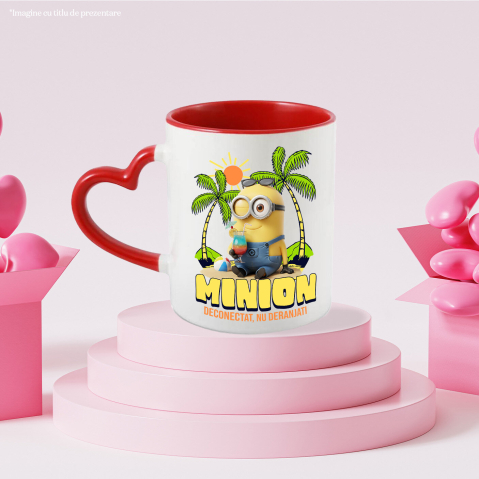 Cana Cu Aventuri la Mare cu Minions, Ceramica, 330ML [3]