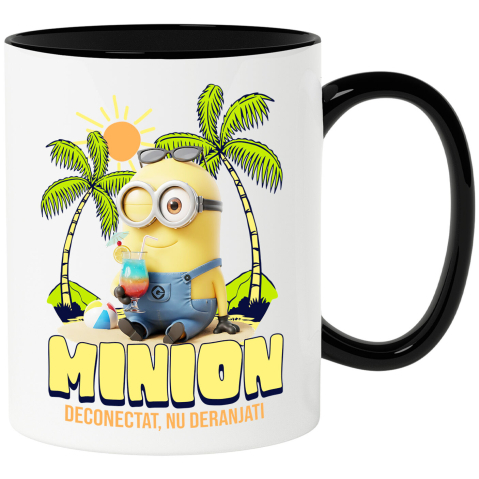 Plaja - Cana Cu Aventuri la Mare cu Minions, Ceramica, 330ML