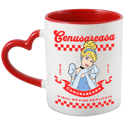 Desene Animate - Cana Cu Aventurile Cenusaresei, Ceramica, 330ML