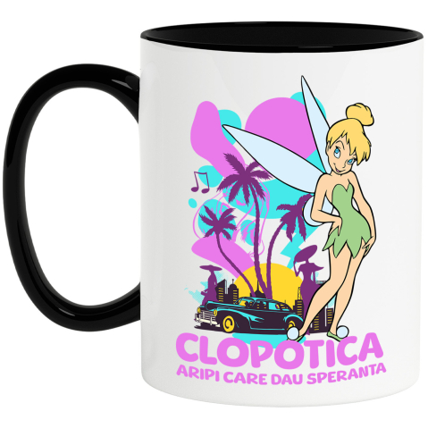 Desene Animate - Cana Cu Aventurile Clopoțicăi în tărâmul zânelor, Ceramica, 330ML