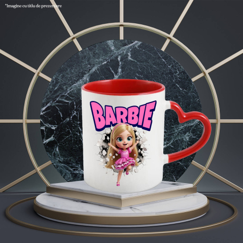 Cana Cu Barbie - Cadru de Poveste pentru Fanii Magiei, Ceramica, 330ML [2]