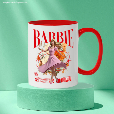 Cana Cu Barbie - Flori Magice din Lumea Disney, Ceramica, 330ML [3]