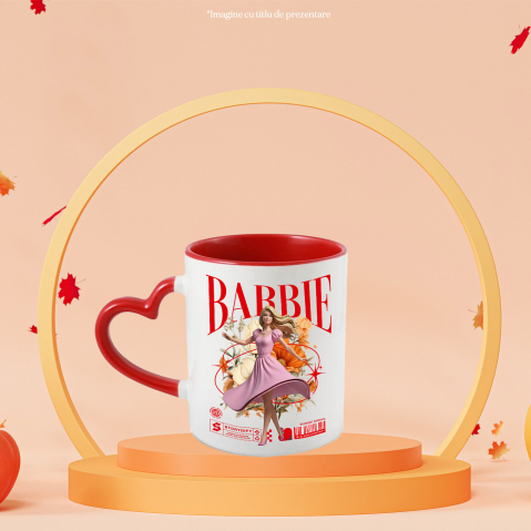 Cana Cu Barbie - Flori Magice din Lumea Disney, Ceramica, 330ML [1]