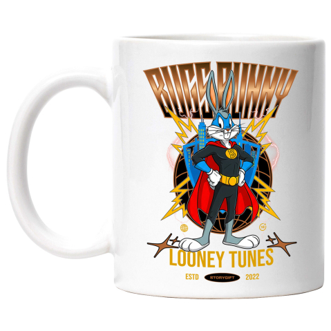 Desene Animate - Cana Cu Bugs Bunny in Actiune, Ceramica, 330ML