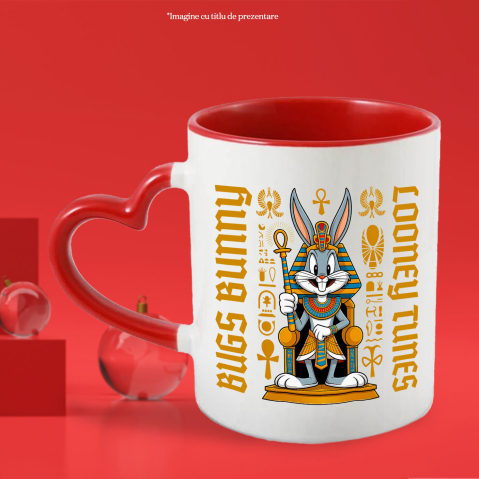Cana Cu Bugs Bunny Regal – Spirit de Campion, Ceramica, 330ML [2]