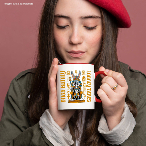 Cana Cu Bugs Bunny Regal – Spirit de Campion, Ceramica, 330ML [1]