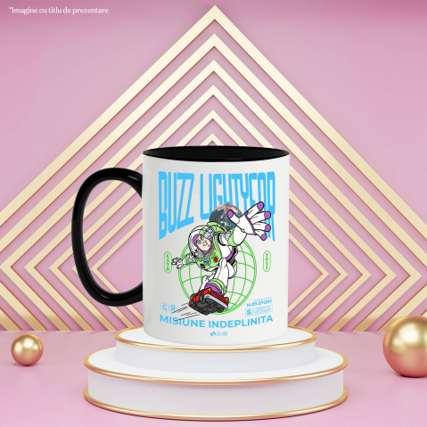 Cana Cu Buzz Lightyear in Actiune, Ceramica, 330ML [3]