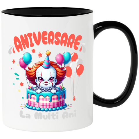 Desene Animate - Cana Cu Cadouri Joker – Distractie si Aventuri la Zi de Nastere, Ceramica, 330ML