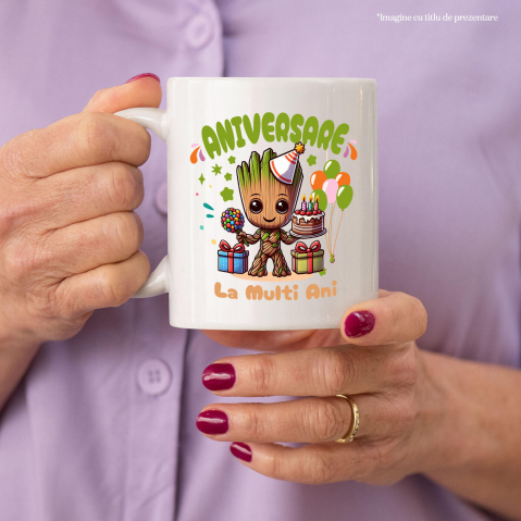 Cana Cu Cadouri Unice Groot Marvel pentru Ziua de Nastere, Ceramica, 330ML [2]