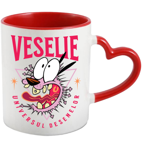 Desene Animate - Cana Cu Câinele Fricos și Misiunea Curajului, Ceramica, 330ML