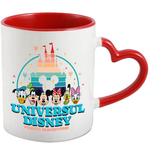 Desene Animate - Cana Cu Calatorie prin Universul Disney, Ceramica, 330ML