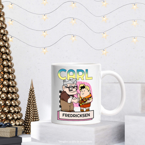 Cana Cu Carl Fredricksen – Legenda Pixar, Ceramica, 330ML [3]