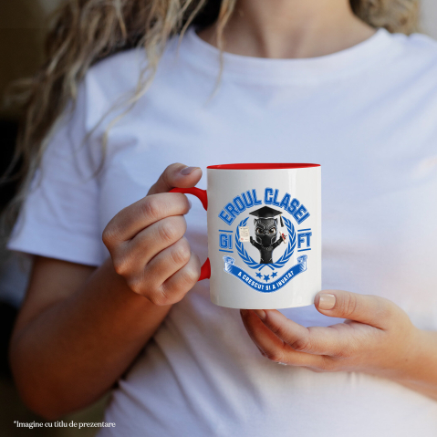 Cana Cu Cu Pantera Neagra, Invatarea E Vesela, Ceramica, 330ML [2]