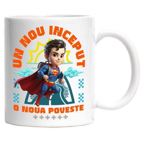 Educatie - Cana Cu Cu Spiderman, Cărți Care Te Împing Să Crești Rapid, Ceramica, 330ML