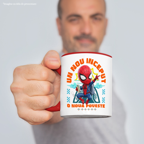 Cana Cu Cu Superman, Cărți Care Te Ridică La Primii Pași, Ceramica, 330ML [2]