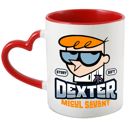 Desene Animate - Cana Cu Dexter si inventiile magic, Ceramica, 330ML