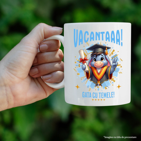 Cana Cu Eeyore si Visele de Vacanta, Ceramica, 330ML [1]