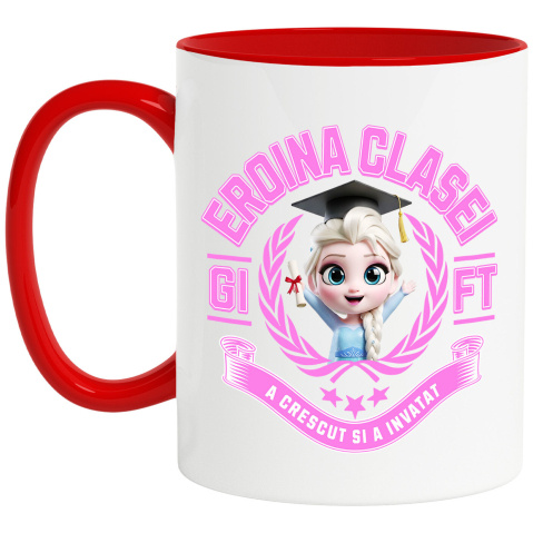 Educatie - Cana Cu Elsa: Eroul Inghetat al Scolii, Ceramica, 330ML