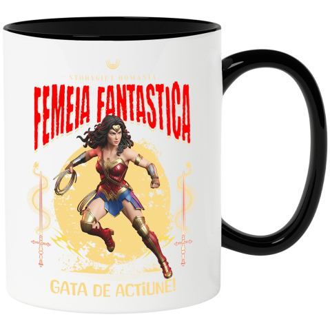 Supereroi - Cana Cu Femeia Fantastică - Magie și Acțiune Disney cu Superputeri, Ceramica, 330ML