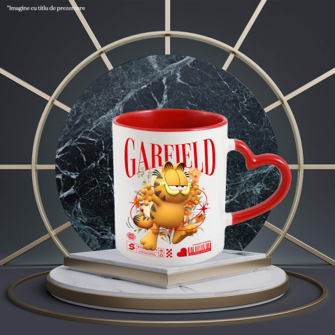 Cana Cu Flori Disney și Râsul lui Garfield, Ceramica, 330ML [1]