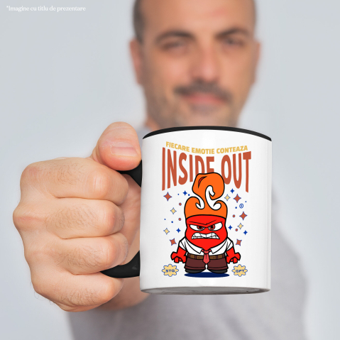 Cana Cu Furia lui Anger, Ceramica, 330ML [1]