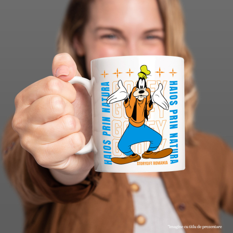 Cana Cu Goofy si Povesti de Neuitat, Ceramica, 330ML [2]
