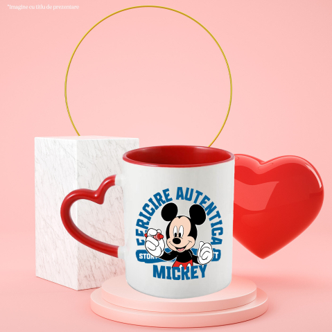 Cana Cu Hai sa Coloram cu Mickey, Ceramica, 330ML [3]