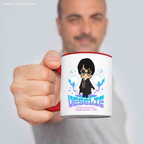 Cana Cu Harry-Potter-povesti din scoala de magie, Ceramica, 330ML [1]