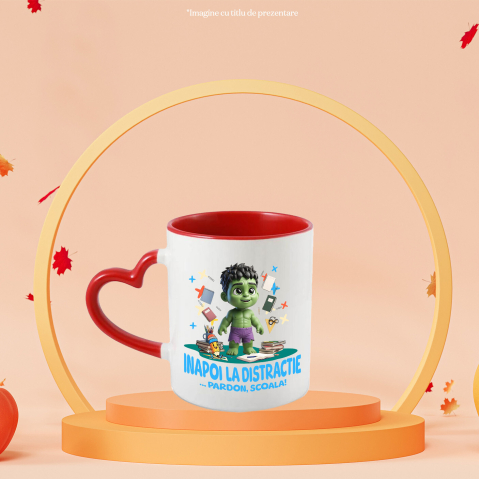 Cana Cu Hulk – Inspiratie Pentru Micii Eroi, Ceramica, 330ML [1]