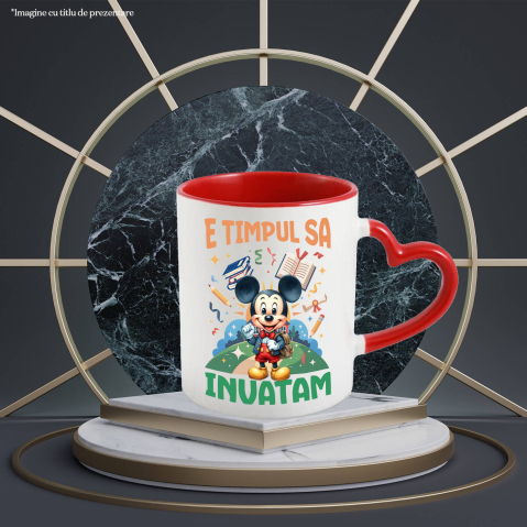 Cana Cu Începem Să Învățăm Cu Mickey: Lecții De Neuitat, Ceramica, 330ML [1]