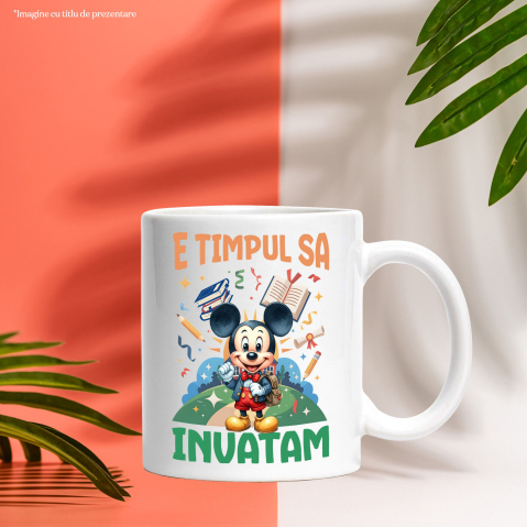 Cana Cu Începem Să Învățăm Cu Mickey: Lecții De Neuitat, Ceramica, 330ML [3]