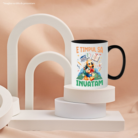 Cana Cu Începem Să Învățăm Cu Pluto: Prietenul Tău Distractiv, Ceramica, 330ML [3]