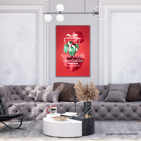 Cana cu inimioare si mesajul "Mama needs some coffee" - mama are nevoie de niste cafea cu Maner Rosu [3]