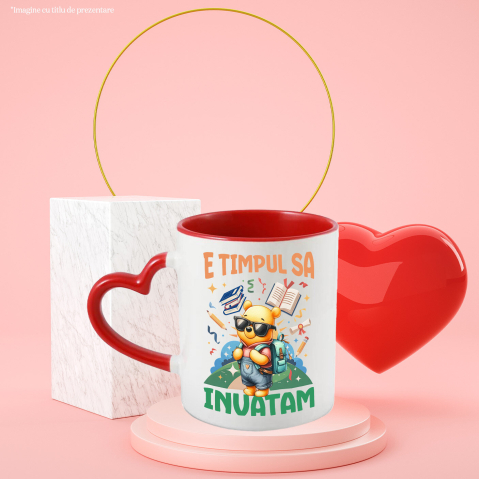 Cana Cu Învățăm Cu Zâmbetul Lui Winnie, Ceramica, 330ML [3]