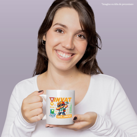 Cana Cu Invatam Si Ne Dezvoltam In Lumea Minecraft, Ceramica, 330ML [2]