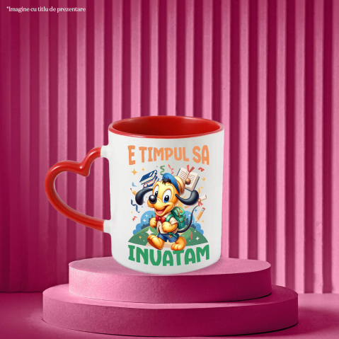 Cana Cu Invatare Vesela alaturi de Pluto, Ceramica, 330ML [1]