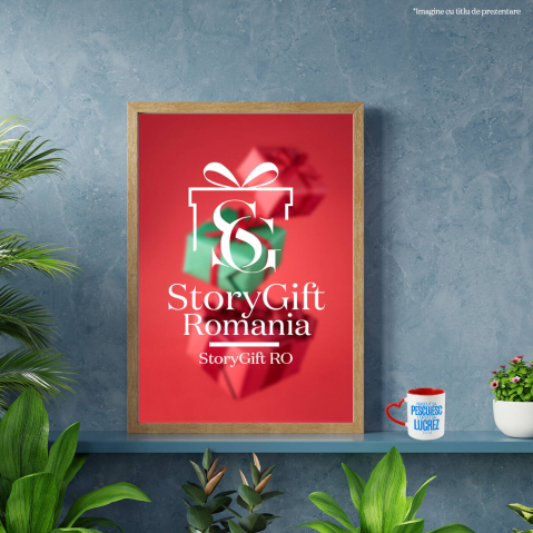 Cana cu Iubitorii de Natura Si Pescuit Hobby Sad Face Text In Limba Roaman Nascut Sa Pescuiesc Fortat Sa Lucrez, Ceramica, 330ML, cu Maner Inima Rosie [3]