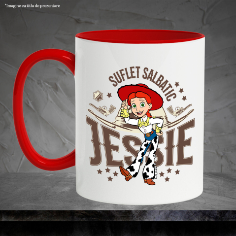 Cana Cu Jessie – cowgirl curajoasa, Ceramica, 330ML [3]