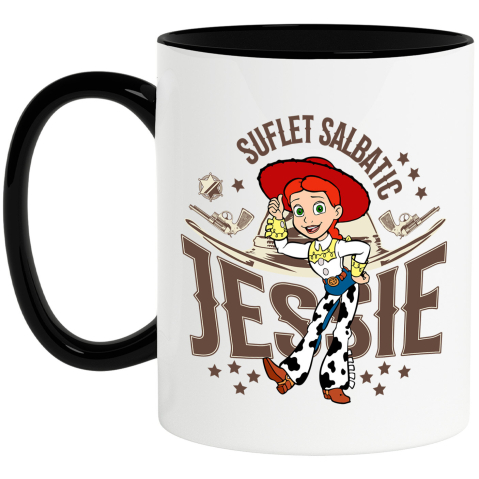 Desene Animate - Cana Cu Jessie – cowgirl curajoasa, Ceramica, 330ML