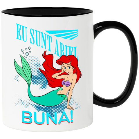 Desene Animate - Cana Cu Lumea Ariellei - Inima Marii, Ceramica, 330ML