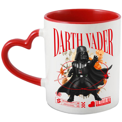 Desene Animate - Cana Cu Magia Florilor Disney cu Darth Vader, Ceramica, 330ML