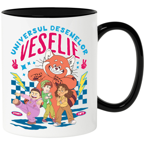 Desene Animate - Cana Cu Mei Lee și Prietenii: Prieteniile Care Transformă Lumea, Ceramica, 330ML